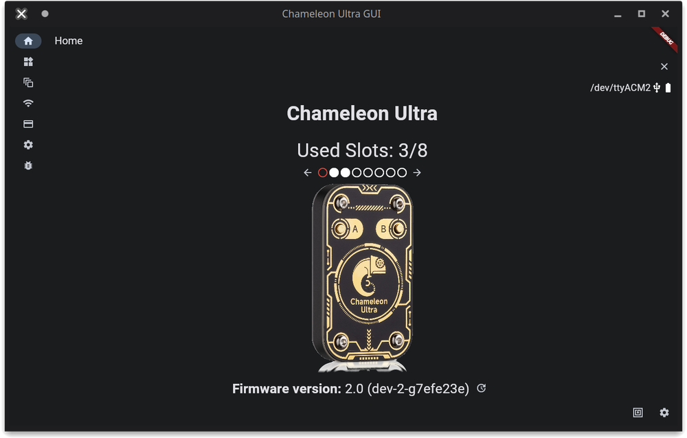 Chameleon Ultra device and app